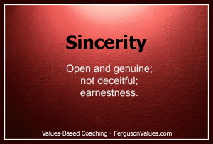 The Value of Sincerity in Marriage - Values-Based Coaching