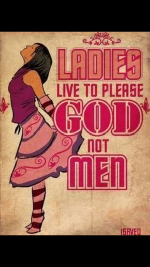 Be a woman of God