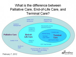 Infographic: Difference between Palliative Care, End-of-Life Care and ...
