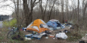... settlements or groups of people living off the grid around Baltimore