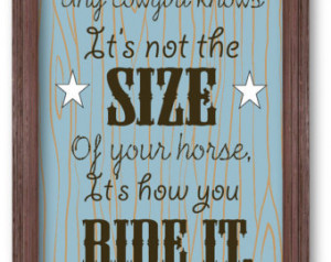 Cowgirl quote art print, western wall art, cowgirl print, cowgirl gift ...