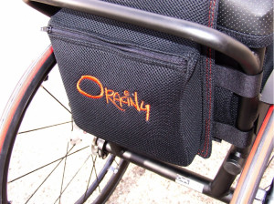 Bolsillo Trasero Con Cremallera Para Silla Ruedas Diario