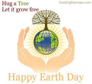 Hug a tree let it grow free earth quote