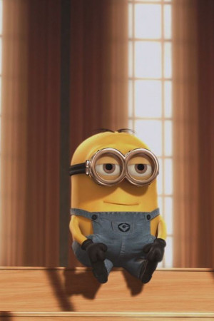 Despicable me Minion htc First wallpaper sitting