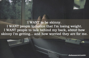 Description: I want to be skinny