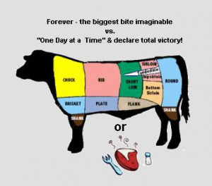 Take it ONE DAY AT A TIME