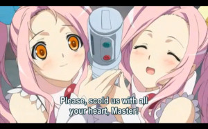 ... Masochistic twins from the anime Seikon No Qwaser! They are called Q