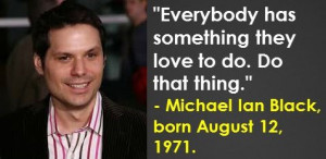 Michael Ian Black, born August 12, 1971. #MichaelIanBlack # ...