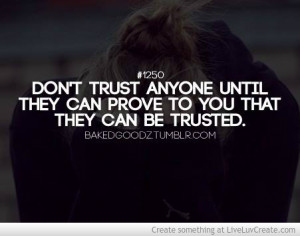 Dont Trust Anyone