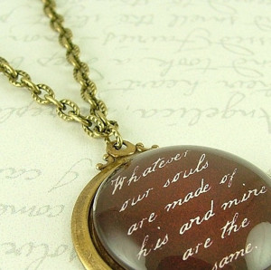 Wuthering Heights - Emily Bronte Literary Lovers Book Quote Glass ...