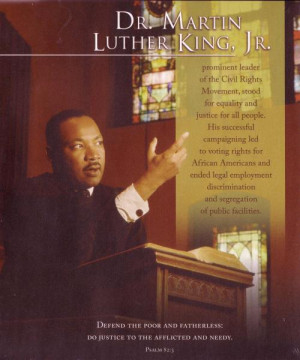 Martin Luther King Jr Church Bulletin
