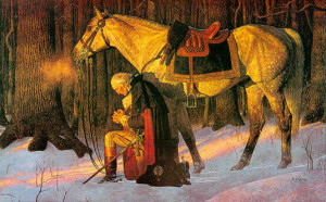 george washington praying george washington s vision is recorded in ...