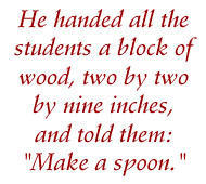 Make a spoon quote