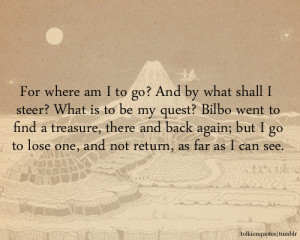 Bilbo Baggins via The Fellowship of the Ring