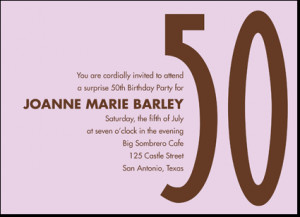 Home / Nifty Fifty Birthday Party Invitations