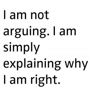 not arguing - QS PRN