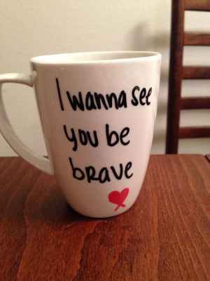 Sara Bareilles - Brave lyric mug
