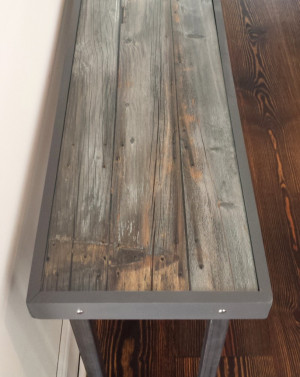 Reclaimed Barn Wood Console Table