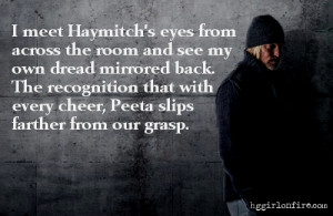 ... father, katniss, haymitch, delly. After: his two EVERLARK KIDS YEAH xD