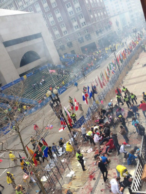 Large Explosions Reported At Boston Marathon; Numerous Injuries And ...