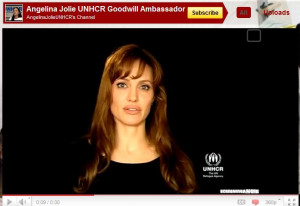 Angelina Jolie UNHCR's Channel (over 200 refugee videos)