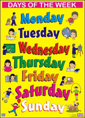 English Exercises > days of the week exercises > DAYS OF THE WEEK