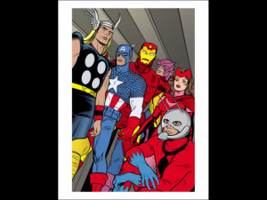 Statix #21 Group: Ant-Man Captain America Thor Iron Man Scarlet ...