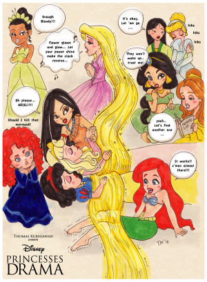 Disney Princesses Doodle