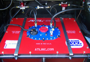 An installed fuel cell.