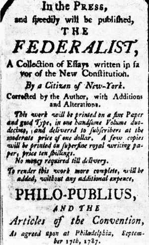 The Federalist Papers, Alexander Hamilton, James Madison