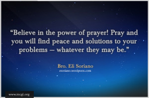 Go Back > Gallery For > Believe In The Power Of Prayer Quotes