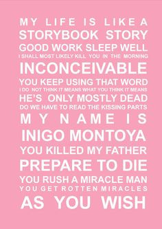 quotes art prints quotes sayings movie quotes princess bride quotes