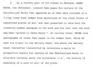 Jasper Johns’s Studio Assistant Arrested for Secretly Selling Work