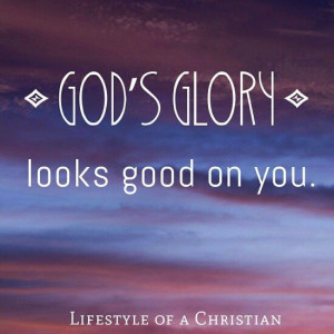 God's glory