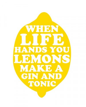 lemons #when life hands you lemons #alcohol #gin and tonic