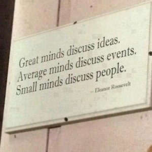 Elanor Roosevelt quote