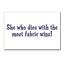 Funny Quilters Quote Postcards (Package of 8) for