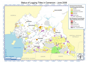Cameroon West Africa Map