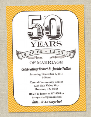 50 th wedding anniversary invitations are the kind of invitation that ...