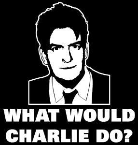 Winning T Shirt Charlie Sheen Funny Two Half Men Party
