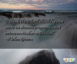 extracurricular quotes follow in order of popularity. Be sure to ...