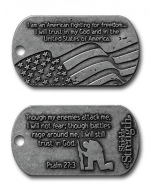 american fighting for freedom dog tag necklace