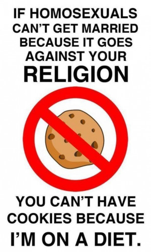 Wenn gleichgeschlechtliche Ehe gegen deine Religion ist …