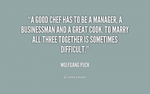 Famous Chef Quotes and Sayings