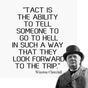 Winston Churchill quote.