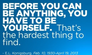 She found herself and the world was better for it. Thank you, E.L ...