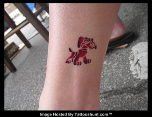 Cartoon Dog Tattoo