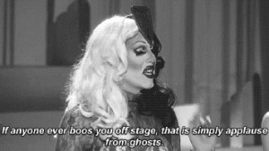 boo, drag queen, ghost, haters gonna hate, sharon needles