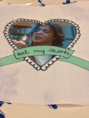 John Bender The Breakfast Club Quote Frilly Heart Patch