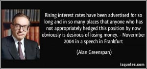 Rising interest rates have been advertised for so long and in so many ...